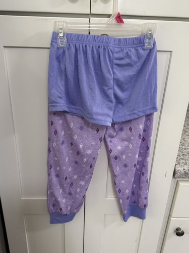 Girls 3 Piece Disney Elsa the Snow Queen Pajama Set Size XS - Picture 4 of 7