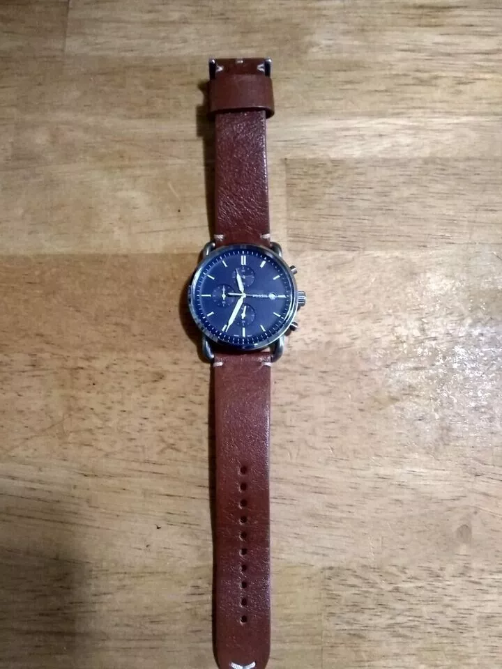 FOSSIL ANALOG BLUE DIAL MENS WATCH FS5401