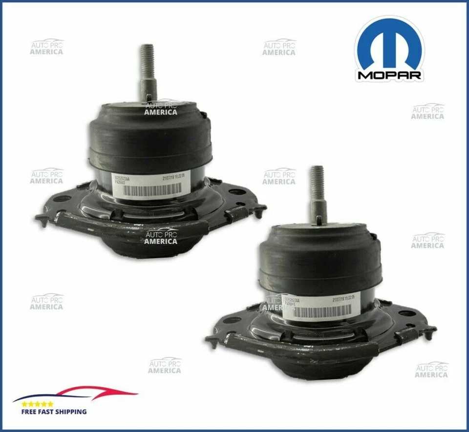 SOPORTES DE MOTOR 11-25 DODGE DURANGO JEEP GRAND CHEROKEE LH&RH 682522AA MOPAR OEM Foto 3 de 4