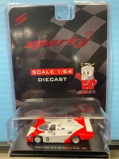 1/64 SPARKY PORSCHE 956 #8 6TH 24H LEMANS 1983 RED AND WHITE