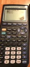 TI-83 Plus Graphing Calculator  WORKS GREAT has LCD Display Issue, No Cover