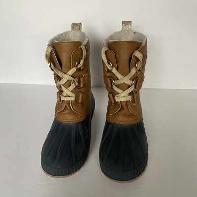 Gap Duck Boots GAP Baby Toddler Boys/Girls 9T/10T 3M Brown Thinsulate