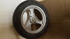 1994 BMW K1100 LT rear rim with Dunlop tire