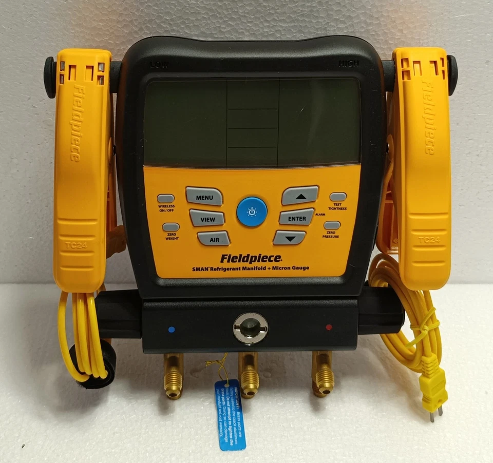 Colector de refrigerante digital Fieldpiece SM380V SMAN y medidor de micrones - Nuevo Foto 2 de 4