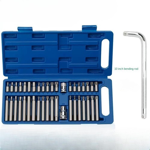 40 Stück Schlagschrauber Steckschlüsselsatz Adapter Schraubendreher Schaft Sechskant Spline Star Verlängerung Bit - Bild 20 von 24