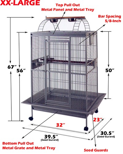 african grey parrot cage