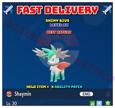 6IV Shiny Shaymin Sky Forme Pokemon Brilliant Diamond and Shining