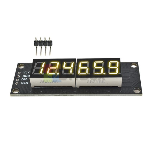 TM1637 0.36inch 6-Digit 7-Segment Digital LED Display Tube Module 0.36" 5 Colors - Picture 35 of 36