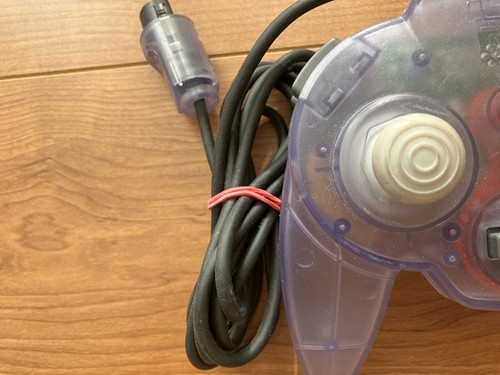 Mini Mando Hori Pad Dulce Púrpura Transparente Nintendo 64 Probado y Funcionando Japón - Imagen 2 de 7