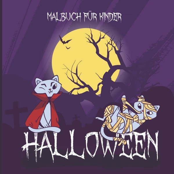 Malbuch Halloween Kinder Ab 3 Jahren, Hexen, KüRbisse, Gespenster, Zauberer-image
