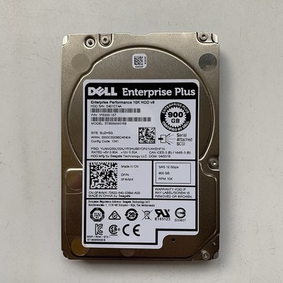   ST900MM0168 900GB 12Gbps 10K F4VMK Equallogic Plus V8 2.5'' SAS Hard Drive *mp