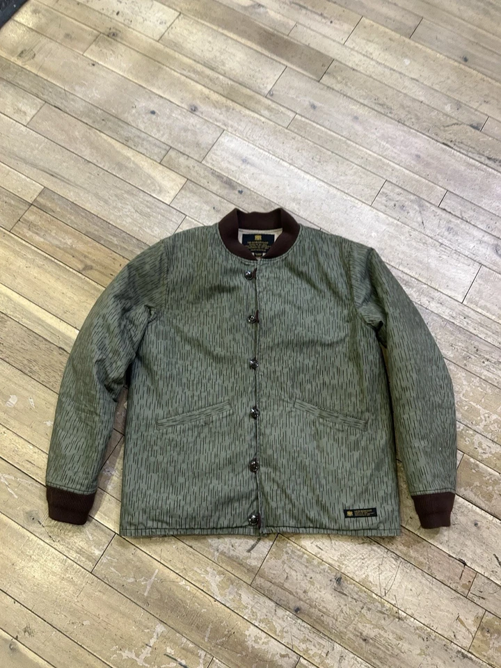 Talla XL - Chaqueta de bombardero de barrio - Verde Foto 3 de 4