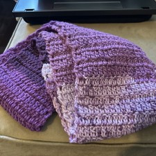 Hand-Knitted Scarf for Women Beautiful Hambre Of Purples