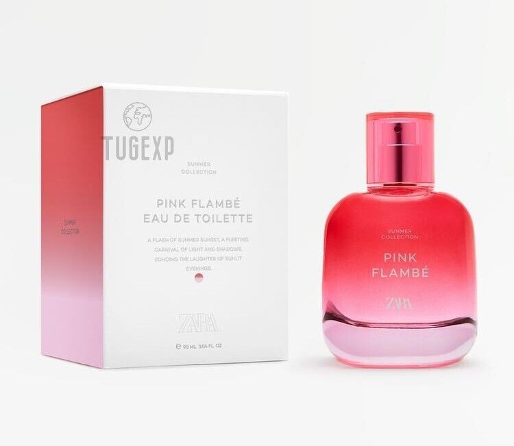 ZARA PINK FLAMBÉ Summer Collection 90 ml Parfum Eau De Toilette
