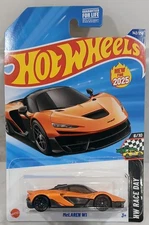 Hot Wheels McLaren W1 Orange Race Day #142/250 2025 HW