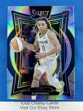 2025 #24 JJ Quinerly Panini Select WNBA Concourse Silver Prizm RC Wings