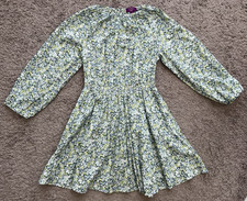J.Crew Liberty Fabric Floral Smocked Waist Long Sleeve Dress Women's Size Small