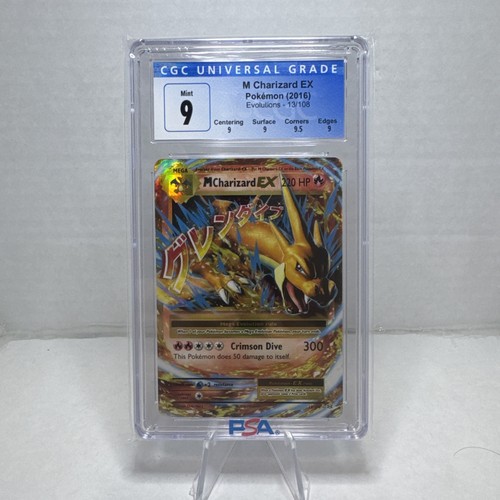 M Charizard-EX graded CGC 9 for sale on eBay