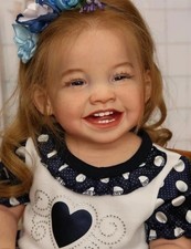 70CM Riesiges Baby 28 Zoll Reborn Puppe Kit Kleinkind Mila Our Happy Reborn Vinyl Toddle