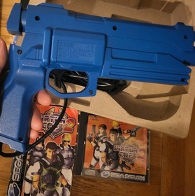 Virtua Cop 2 & Virtua Gun Bundle - Complete In Box - Sega Saturn