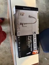Glacier Bay McKenna Pull-Down Kitchen Faucet Stainless Steel High Arc