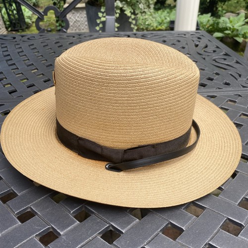 Stratton Self Forming Park Ranger Hat Size 67/8 w Hat Band, Eagle w W Logo - Picture 5 of 16