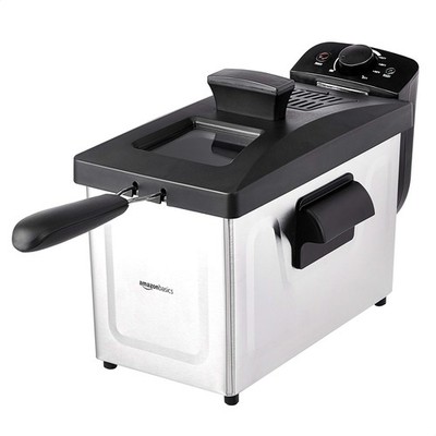 Retailer Basics 3.2-Qt 3.0L Electric Deep Fryer Adjustable Temperature Control