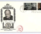 GB 1965 FDC QEII Churchill PHOS First Day Cover SOUTHAMPTON *T* SLOGAN XG379