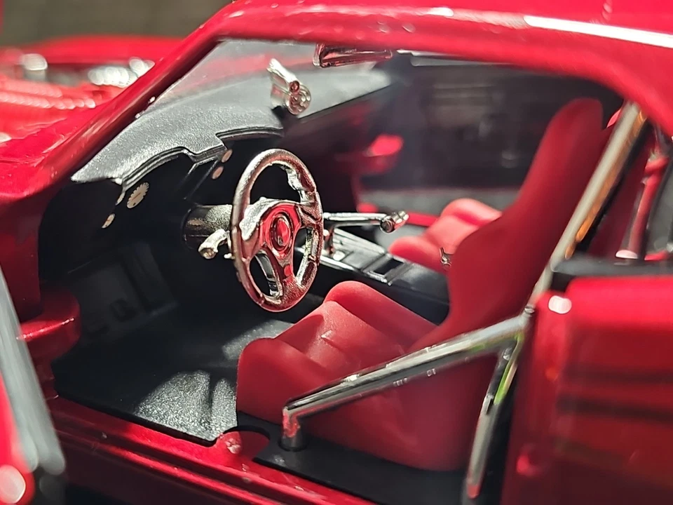 Chevrolet Camaro SS 1969 Hot Wheels coche fundido a presión escala 1:24 sin caja Foto 4 de 4