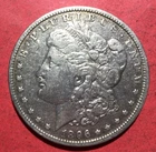 1896O US Morgan SILVER Dollar! "New Orleans Mint"! XF! Lower Mint! Old US Coin!