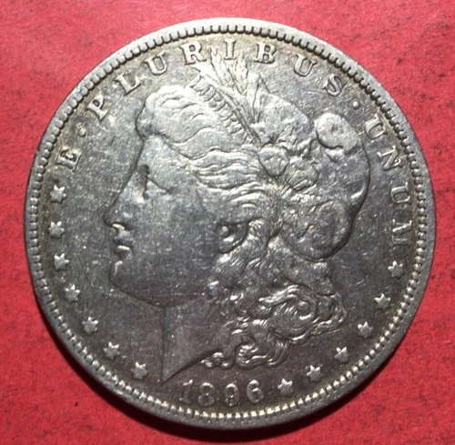 1896O US Morgan SILVER Dollar! "New Orleans Mint"! XF! Lower Mint! Old US Coin!