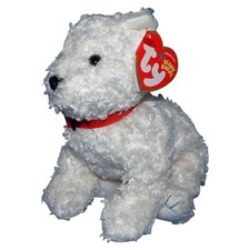 Ty Beanie Baby Dundee - MWMT (Dog White Scottish Terrier)