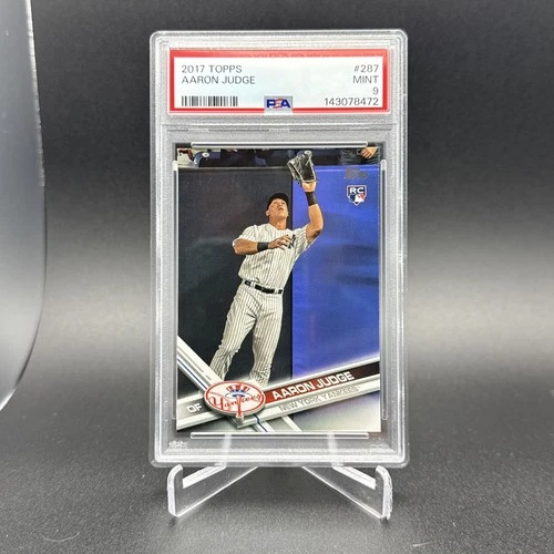2017 Topps - Aaron Judge #287 Fielding (RC) PSA 9 New York Yankees