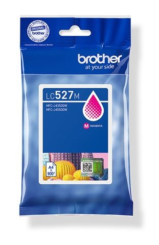 Cartouche d'encre Brother LC527M magenta idéale pour rapports de bureau