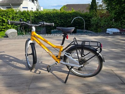 Woom 4 Sunny Yellow 20 Zoll Ständer Schutzblechen Kinderfahrrad TOP