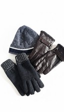 Men's Winter collection,Gloves, Beanies, gloves, Pre-Owned