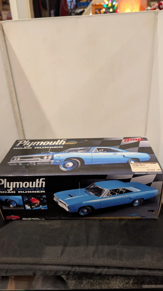 GMP ACME 1:18 1970 PLYMOUTH ROAD RUNNER CORPORATE BLUE 18801 - Image 3 of 4