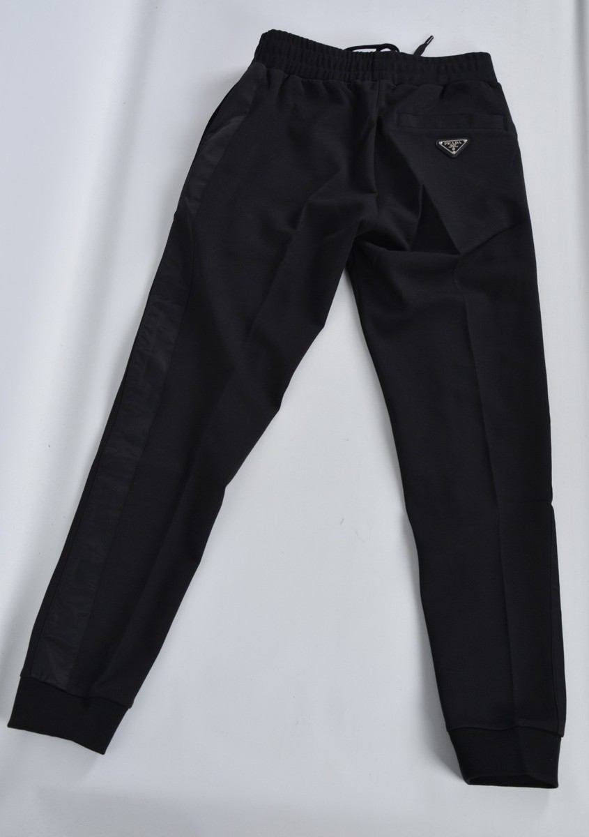 Men's Prada Black Track Suit Set (2-Piece) S Zip-Up Jacket & Pants