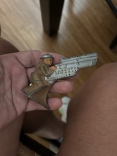 Vintage Barclay 789 Lead Soldier with anti aircraft Gun