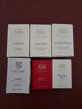 Lot Of 6 Bars Caswell-Massey Soaps Elixir Of Love Marem Oaire Almond Sandalwood 