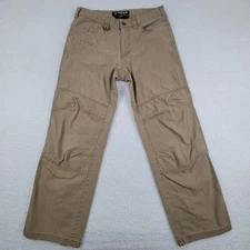 Hawx Work Gear Pants Mens 31x28 Khaki Tan Cotton Stretch Ripstop Utility Work