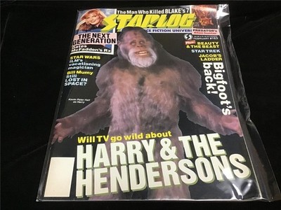 Starlog Magazine #163 February 1991 Harry & the Hendersons, Bill Mumy
