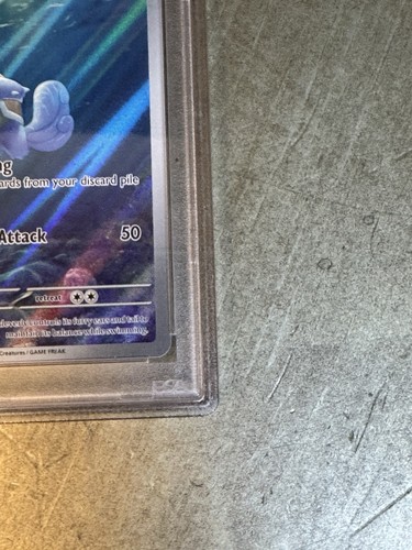 POKÉMON MEW EN SQUIRTLE WARTORTLE BLASTOISE 2023 ex gemma 💎 PSA 9 set - Foto 13 di 20