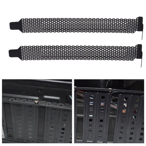 20 PCS Heat Dissipation Dustproof Cover Pci-e Slot Covers Desktop Case Plate