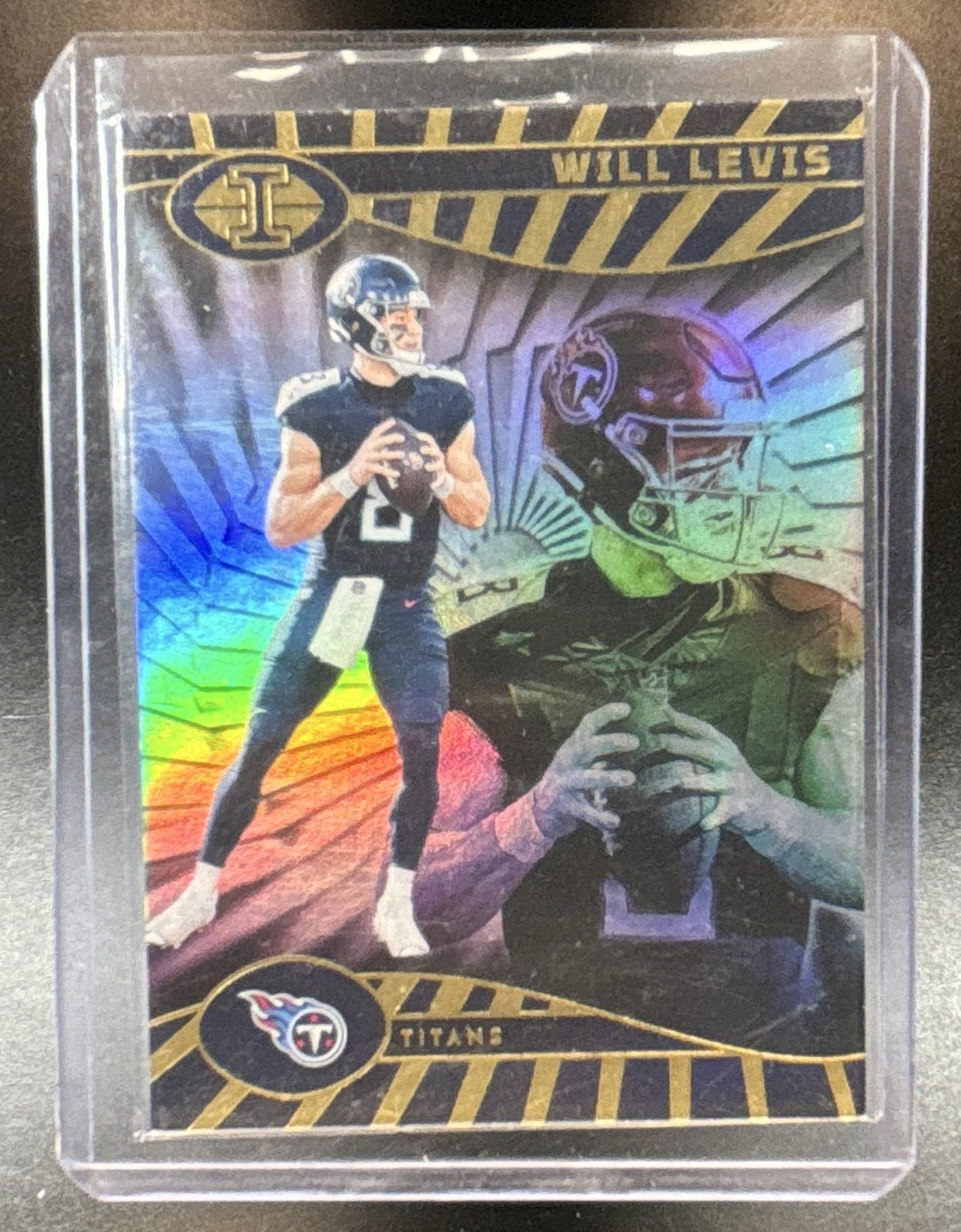 2024 Panini Illusions Will Levis #88 Galactic Trophy Collection Titans