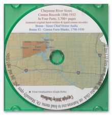 Cheyenne River Sioux Indian Census Rolls 1892 -1920 Bonus Audio