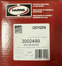 Harris Heavy Duty Oxygen Regulator -  3002499 - REG. 450-200-540 (New)