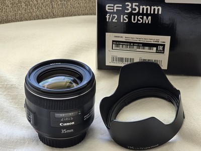 CANON EF 35mm f2.0 IS USM inkl. Gegenlichtblende EW-72 - OVP