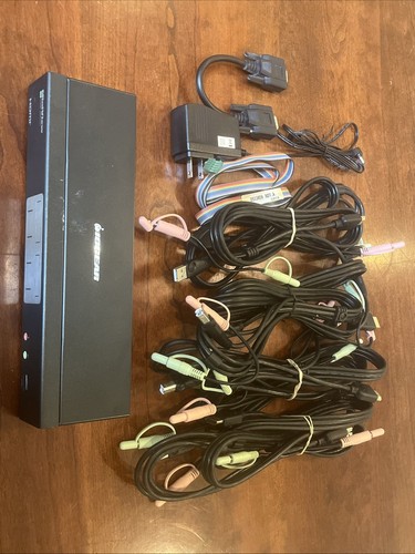 IOGear GCS1794 HDMI 4 Port HD Multimedia KVMP Switch with Audio Miniview USB 2.0