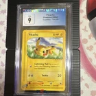 Pokémon Pikachu 124/165 Expedition Base Set Common CGC 9 English 2002